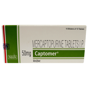 Captomer 50mg Tablet Price