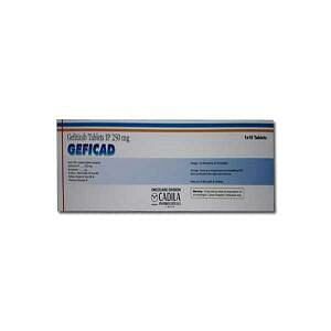 Geficad 250 mg Tablets Price