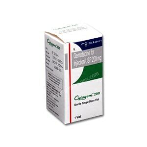 Cytogem 200 mg Injection Price
